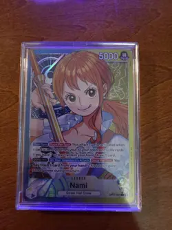 Nami OP11-041 A Fist of Divine Speed | Alt Art Leader | Parallel - Image 1