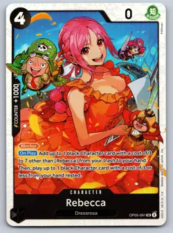 Rebecca (Reprint) OP05-091 Premium Booster -The Best- Vol. 2 One Piece Foil NM - Image 1
