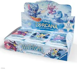 Disney Lorcana TCG Winterspell Sealed Booster Box New Sealed In hand - Image 1