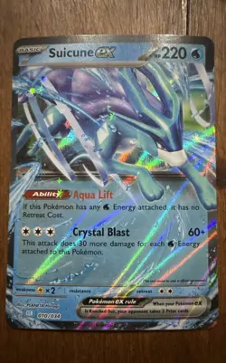 Suicune ex 010/034 Trading Card Game Classic Holo - Image 1