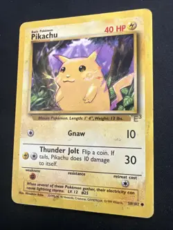 Pikachu E3 Gold Stamp Promo Pokemon Card DMG - Image 3