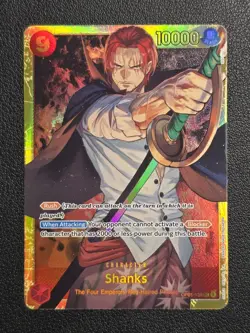 Shanks SEC OP01-120 - One Piece TCG English Card Near-Mint Secret Rare - Image 1