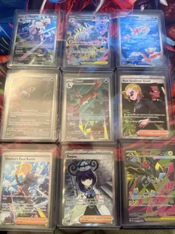 POKEMON PITCH BLACK CARD LOT (SIR IR FULL ARTS) NM/M - Image 1