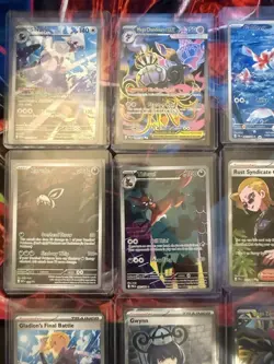 POKEMON PITCH BLACK CARD LOT (SIR IR FULL ARTS) NM/M - Image 2