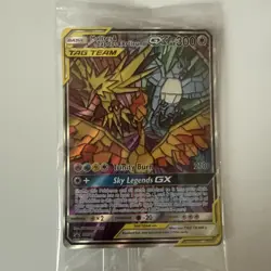 Pokemon Card - Moltres & Zapdos & Articuno GX SM210 Hidden Fates Promo Sealed - Image 1