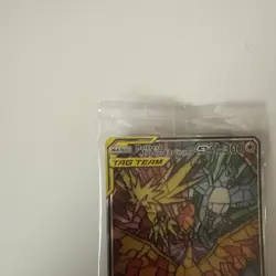 Pokemon Card - Moltres & Zapdos & Articuno GX SM210 Hidden Fates Promo Sealed - Image 3