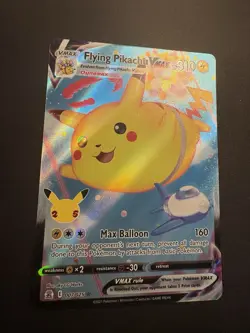 Flying Pikachu VMAX 007/025 Holo Rare VMAX Celebrations EXC - Image 2