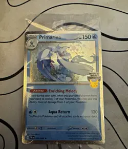 Pokemon TCG Primarina 020/084 Promo Holo 150 HP English Sealed - Image 1
