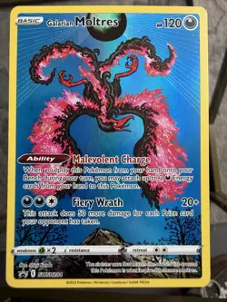 Pokemon TCG Galarian Moltres SWSH284 Black Star Promo Card - Image 1