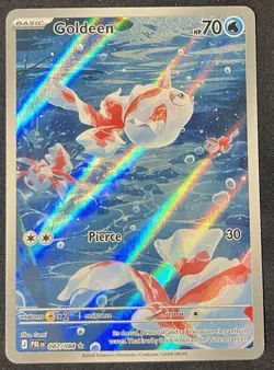 Goldeen 087/084 PBL Holo Rare English Basic Water 70HP Pokemon TCG - Image 1