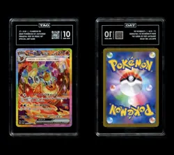 Flareon ex SAR 202/187 SV8a Terastal Fest ex 2024 Pokemon Card Japanese TAG 10 - Image 1
