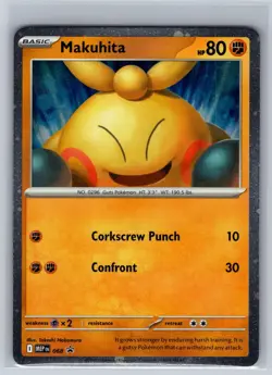 Makuhita 068 Holo Promo ME: Mega Evolution Promo Pokemon Near Mint - Image 1