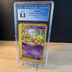 CGC 8.5 Kadabra 040/128 1st Ed Base Expansion Pack JP 2001 Pokemon TCG - Image 1