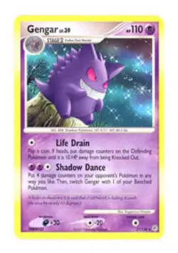 Gengar - 27/130 - Rare DMG, English Pokemon Diamond and Pearl - Image 1