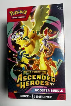 Pokemon TCG- Mega Evolution Ascended Heroes Booster Bundles SEALED - Image 1