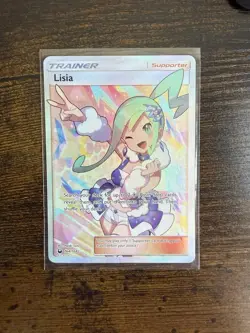 Pokemon TCG Lisia Full Art 164/168 SM Celestial Storm Trainer Ultra Rare LP-MP - Image 1