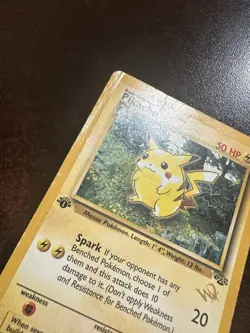 Pikachu [W Stamped] 60/64 Pokemon TCG WoTC Promo DMG - Image 3