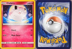 Clefairy 39/68 Common Hidden Fates Pokemon Near Mint - Image 1