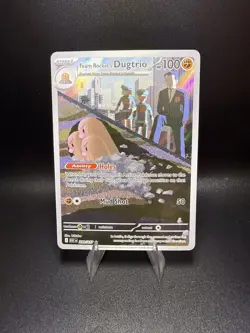 Team Rocket's Dugtrio 239/217 Illustration Rare Pokemon - Mega E Ascended Heroes - Image 1