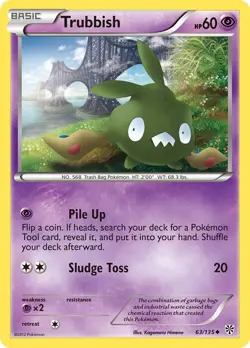 MP Trubbish (63) [Plasma Storm 63/135] Uncommon Pokemon TCG - Image 1