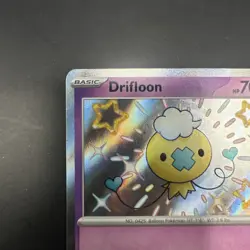 Drifloon 155/091 Shiny Rare Paldean Fates Pokemon Holo Near Mint - Image 2