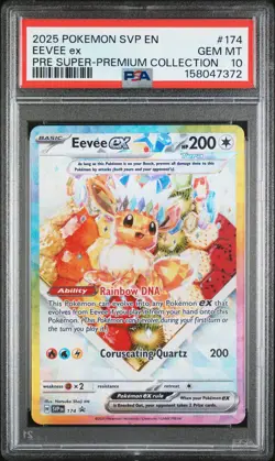 Eevee EX 174/131 Prismatic Evolutions Super Pokemon PSA 10 - Image 1