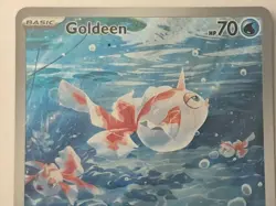 Pokemon TCG Goldeen 087/084 Me05: Pitch Black Illustration Rare Holo - Image 2