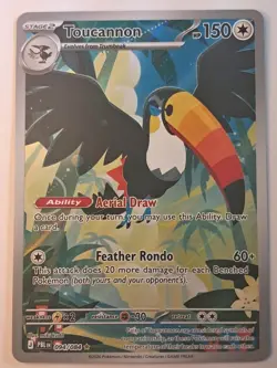 Pokemon TCG Toucannon 094/084 Pitch Black Full Illustration Rare Holo - Image 1