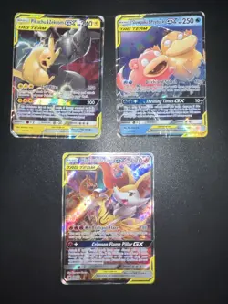 Pokemon Tag Team Lot Of 3 - Damaged - See Photos! - Image 1
