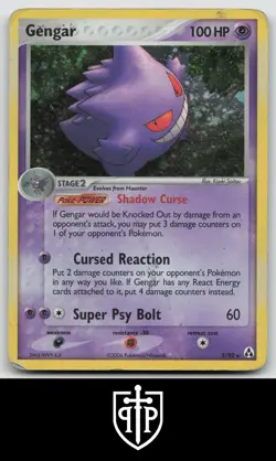Pokemon - Gengar 5/92 Legend Maker - Holo Rare - DMG - Image 1