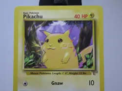 Pokemon Pikachu E3 Stamped 58/102 Base Set Yellow Cheeks - HP - Image 2
