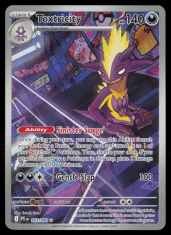 TOXTRICITY 103/094 PHANTASMAL FLAMES HOLO POKEMON CARD NEAR MINT - Image 1