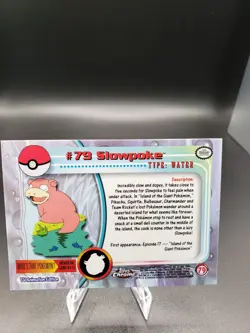 2000 Topps Chrome Series 2 - Pokemon Slowpoke #79 - Image 4
