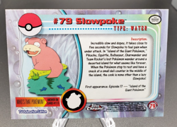 2000 Topps Chrome Series 2 - Pokemon Slowpoke #79 - Image 5