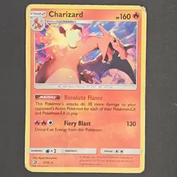 Pokemon x1 Charizard 3/70 Holo Rare - DMG Damaged - Image 1