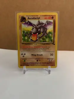 Aerodactyl 16/62 Rare Fossil Pokemon Unlimited Moderately Played - Image 1