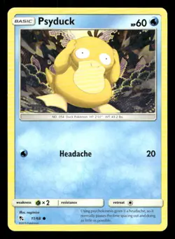 Psyduck 11/68 Hidden Fates NM/M Pokemon - Image 1