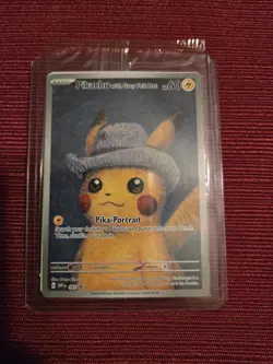 2023 Pokemon Black Star Promo Pikachu with Grey Felt Hat SVP EN 085 - Image 1