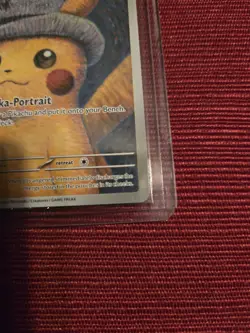 2023 Pokemon Black Star Promo Pikachu with Grey Felt Hat SVP EN 085 - Image 4