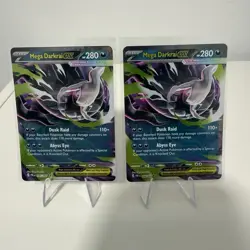 Pokemon Pitch Black Mega Darkrai ex 048/084 Holo Double Rare Near Mint - Image 1