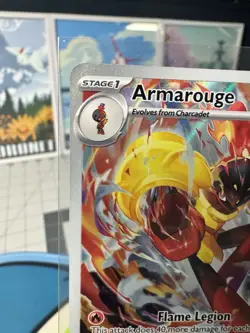 Armarouge 086/084 Illustration Rare Pitch Black Pokemon Holo Near Mint - Image 3