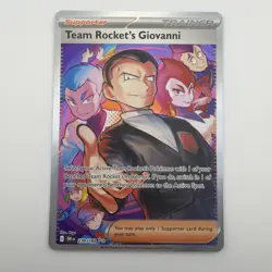 Team Rocket's Giovanni 238/182 Holo - Destined Rivals SV10 Pokemon TCG - Image 1