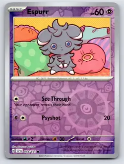 2024 POKEMON ESPURR SURGING SPARKS 084/191 REVERSE HOLO COMMON NM A2205 FREE S&H - Image 1