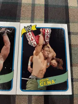 2007 Topps Heritage III WWE John Cena Bonus Cards, Base & Allen Gint Lot Of 4 - Image 5