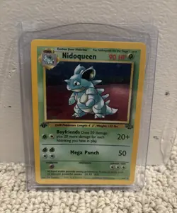 WOC Pokemon TCG Nidoqueen Jungle 7/64 Uncommon FIRST EDITION 1999 EN Unlimited - Image 1