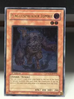 Plaguespreader Zombie (UTR) CSOC-EN031 Crossroads of Chaos 1st Edition Blue EURO - Image 2