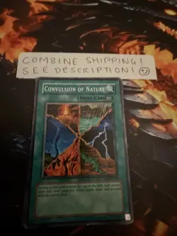 1x Convulsion of Nature Random Sets/Edition/Rarity YuGiOh Card Combine Shipping! - Image 1