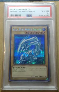 YU-GI-OH! PSA 10 KC01 Blue-Eyes White Dragon Kaiba 25th Anniversary Briefcase - Image 2