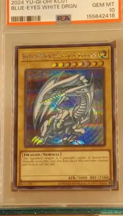 YU-GI-OH! PSA 10 KC01 Blue-Eyes White Dragon Kaiba 25th Anniversary Briefcase - Image 3