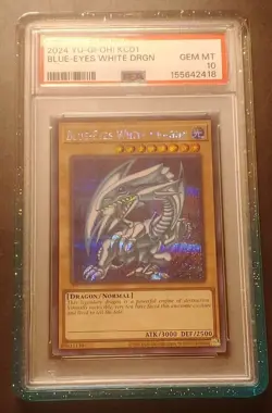 YU-GI-OH! PSA 10 KC01 Blue-Eyes White Dragon Kaiba 25th Anniversary Briefcase - Image 5